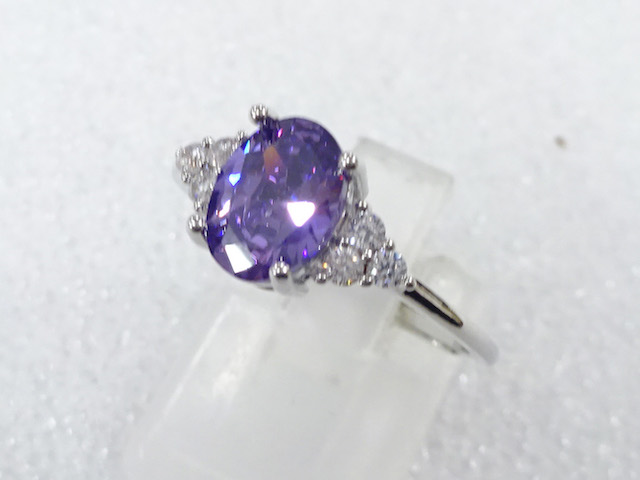 COLORED STONE FASHION RING / JP SIZE 15